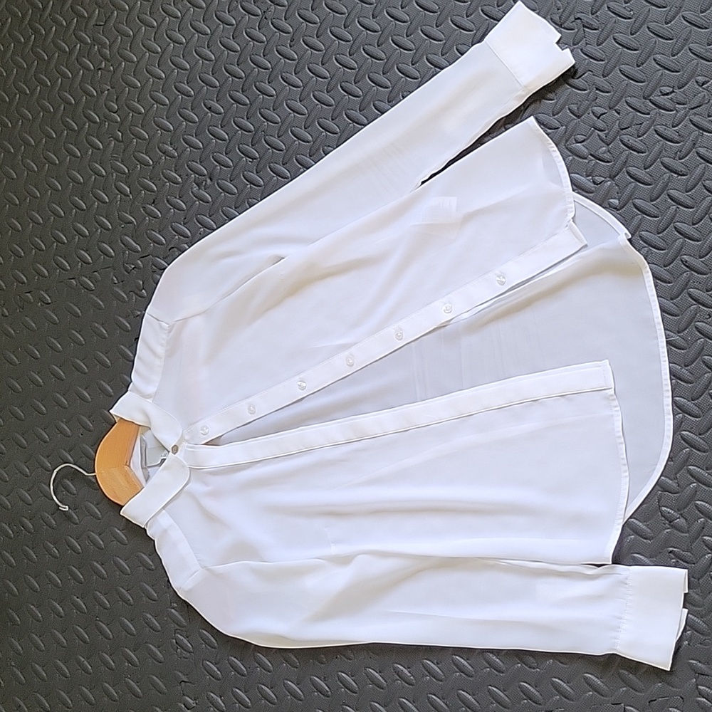 H&M blouse sheer